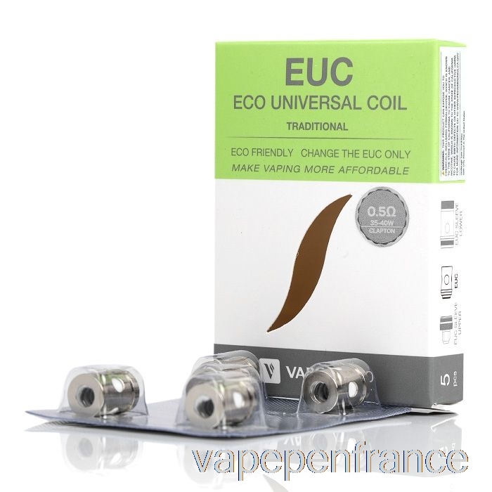 Bobines De Remplacement Vaporesso Euc 0,5ohm Stylo Vape Traditionnel Euc Clapton